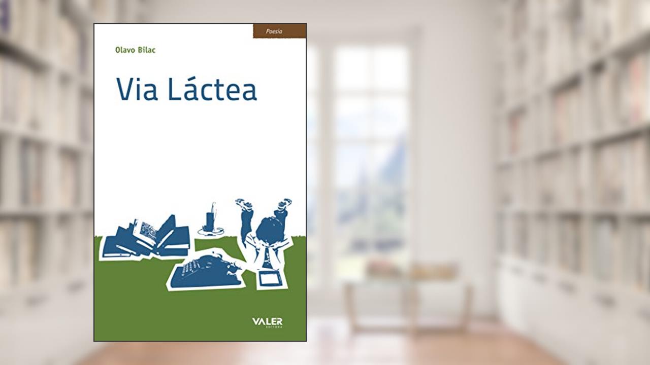 Capa de Via Láctea, do autor Olavo Bilac