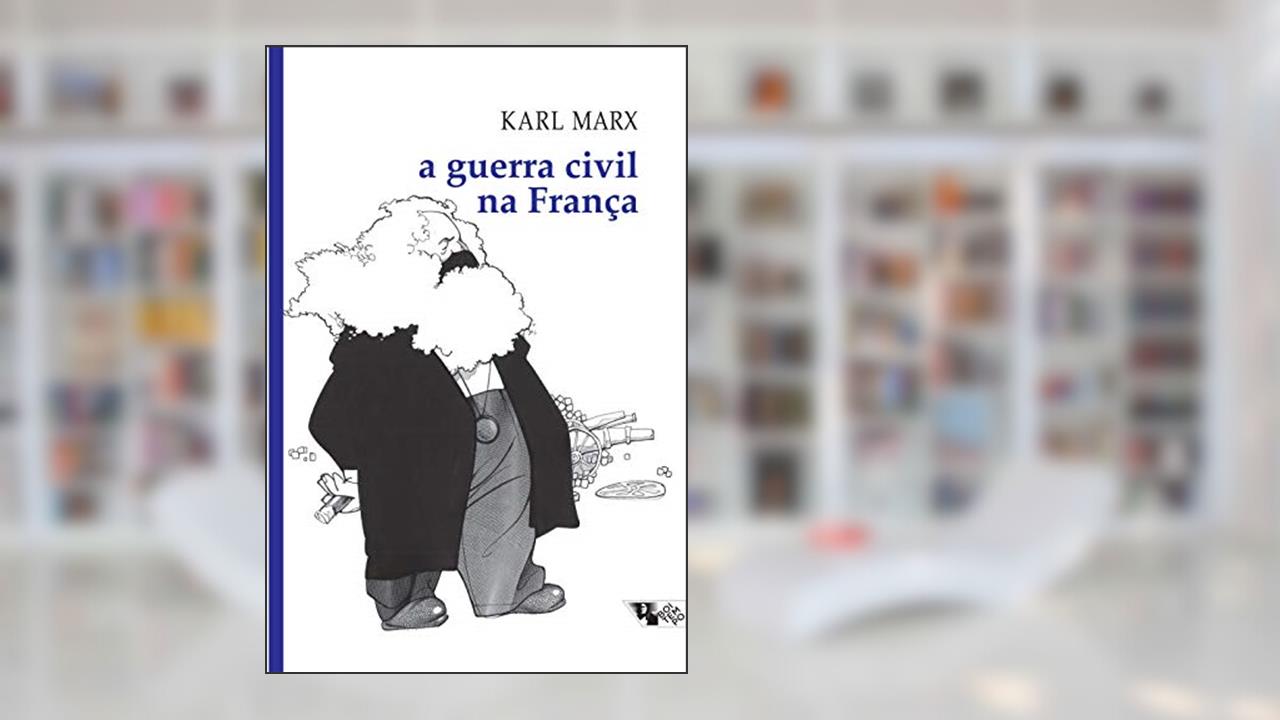 Capa de A Guerra Civil na França, do autor Karl Marx