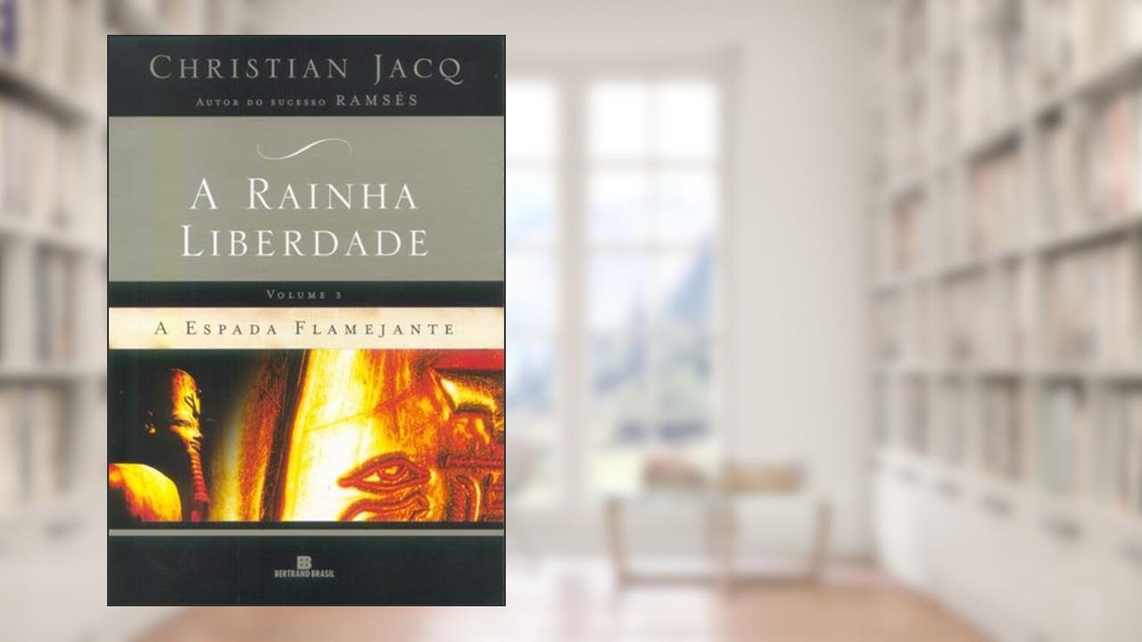Capa de Espada Flamejante (Em Portugues Do Brasil), do autor Christian Jacq