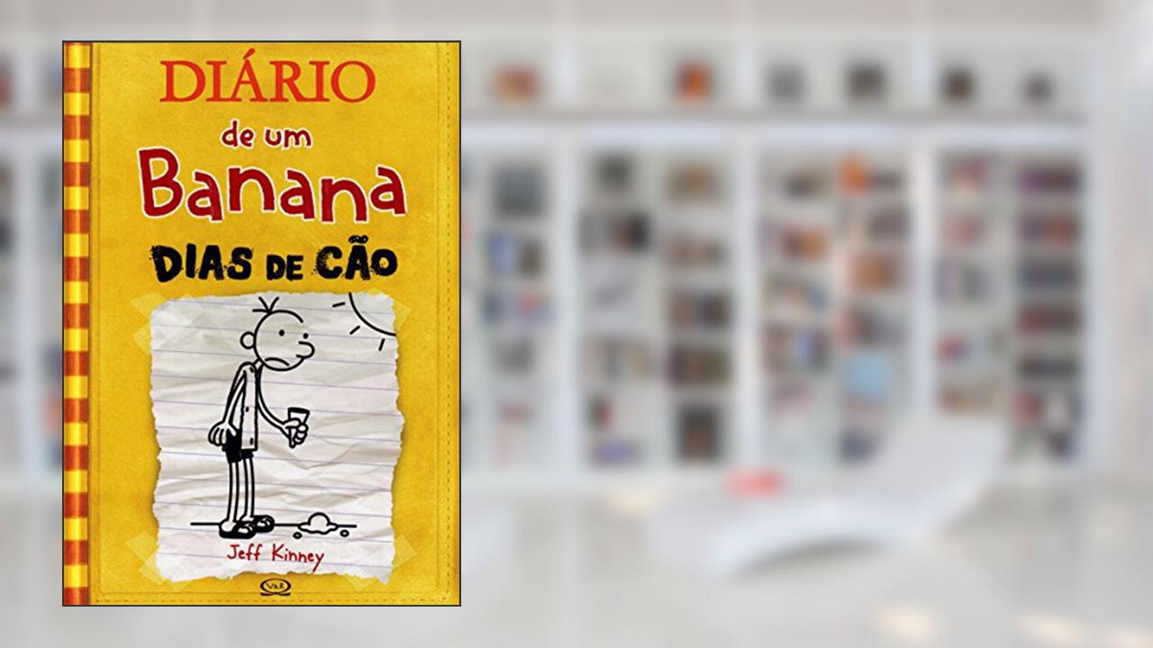 Capa de Diário de Um Banana. Dias de Cão - Volume 4, do autor Jeff Kinney