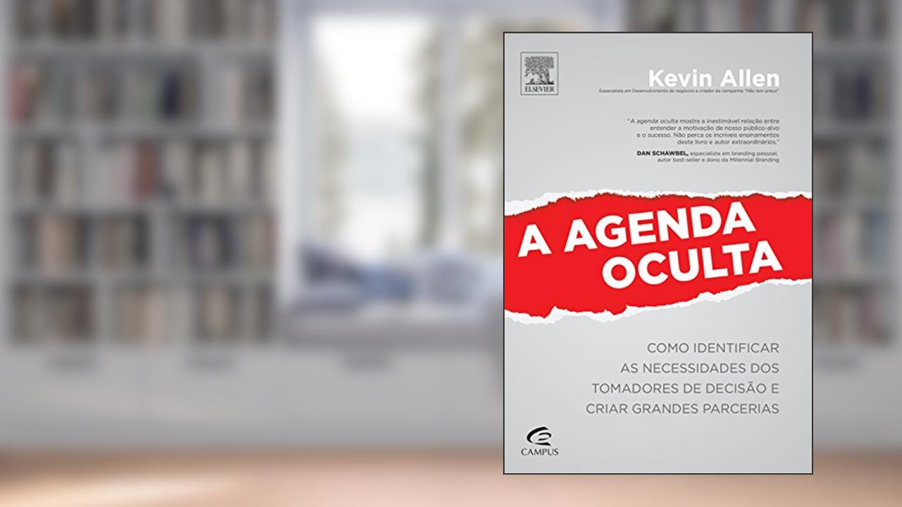Capa de A Agenda Oculta, do autor Kevin Allen