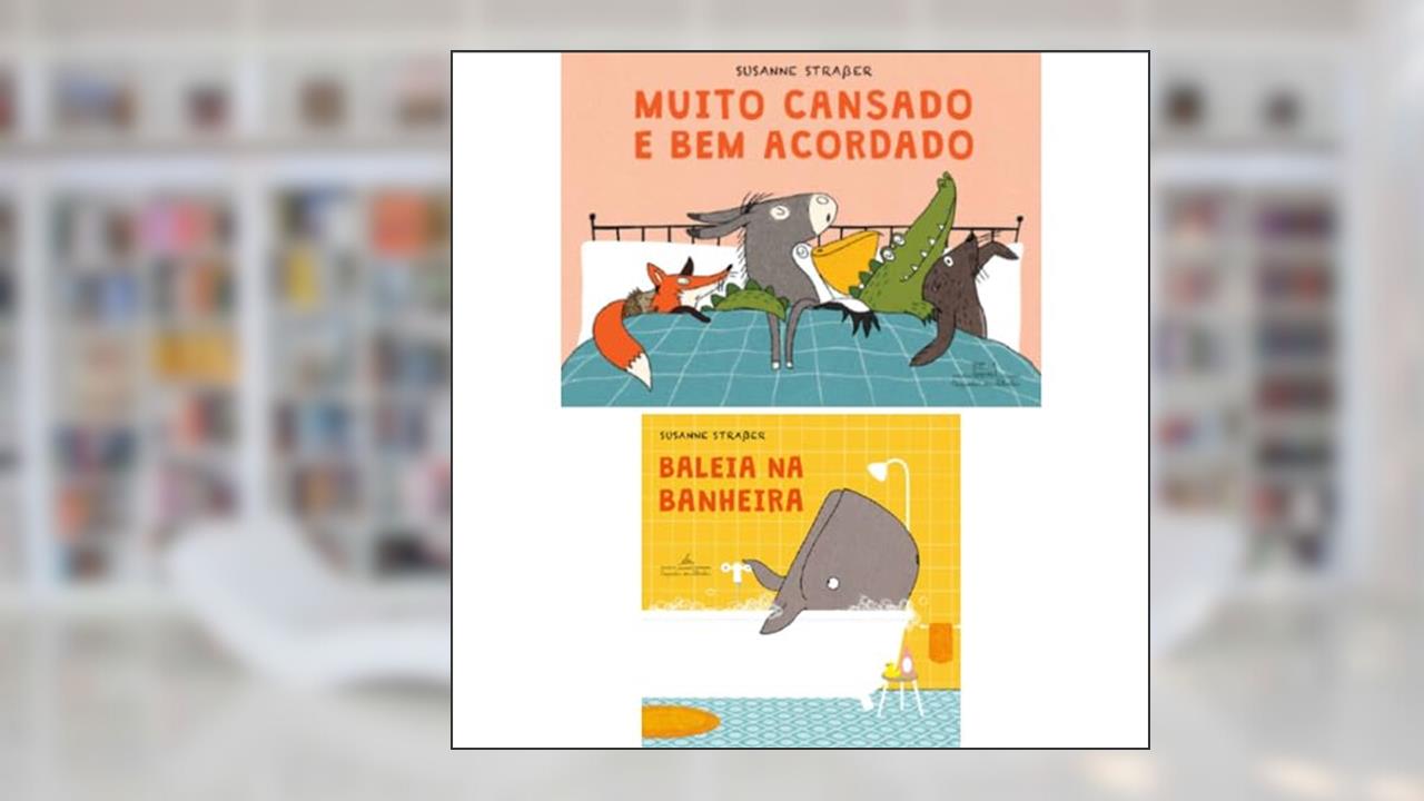 Capa de Kit: Muito Cansado e Bem Acordado + Baleia na Banheira, do autor VARIOS AUTORES
