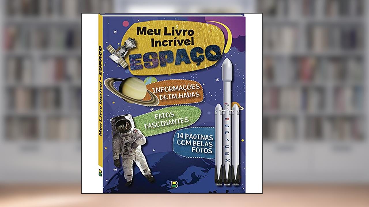 Capa de Meu Livro Incrível... Espaço, do autor Mammoth World