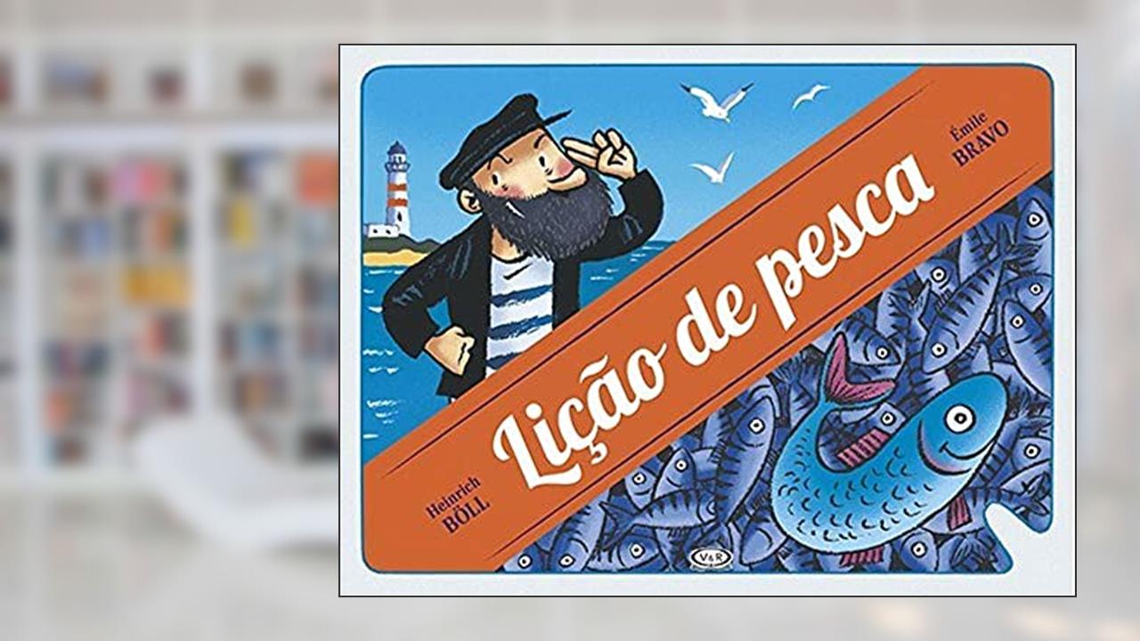 Capa de Lição de pesca, do autor Heinrich Böll