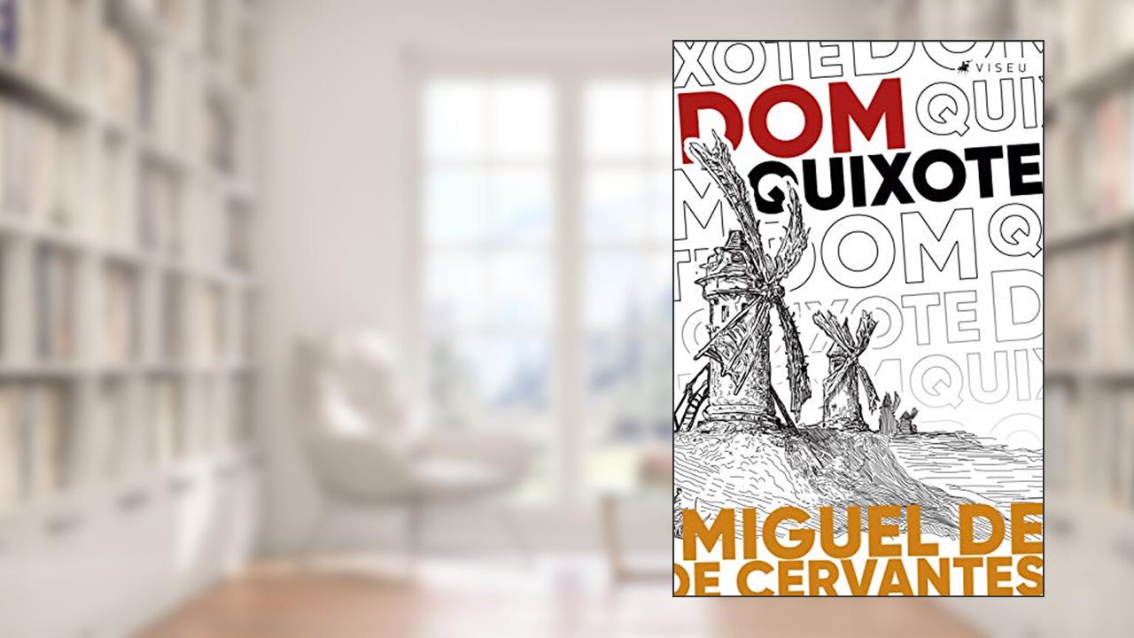 Capa de Dom Quixote de la Mancha, do autor Miguel de Cervantes