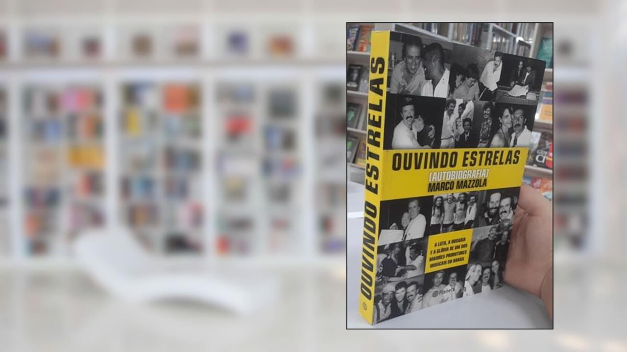 Capa de Ouvindo estrelas, do autor Marco Mazzola