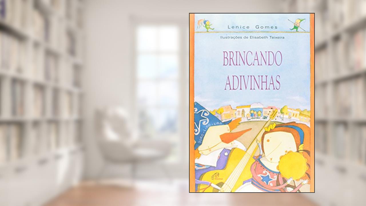Capa de Brincando adivinhas, do autor Lenice Gomes