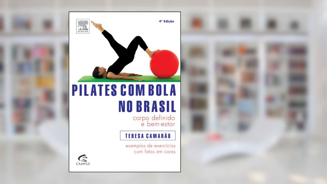 Capa de Pilates com Bola no Brasil, do autor Teresa Camarão