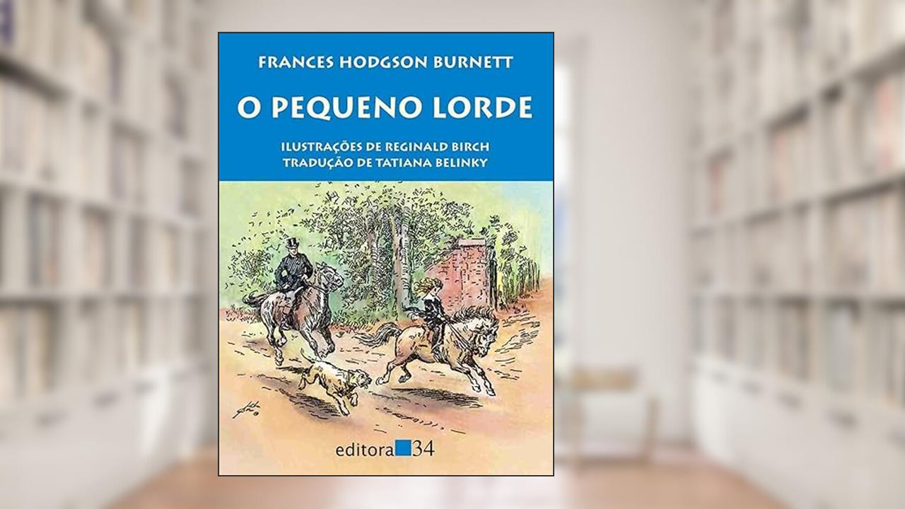 Capa de O pequeno lorde, de Frances Hodgson Burnett