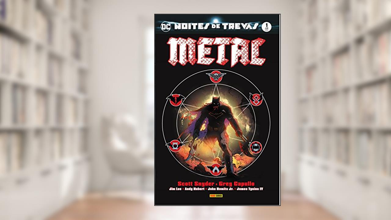 Capa de Noites de Trevas: Metal - Volume 1, do autor Scott Snyder