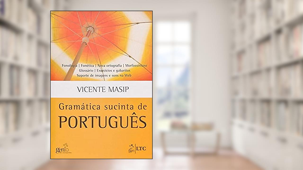 Capa de Gramática Sucinta de Português, do autor Masip