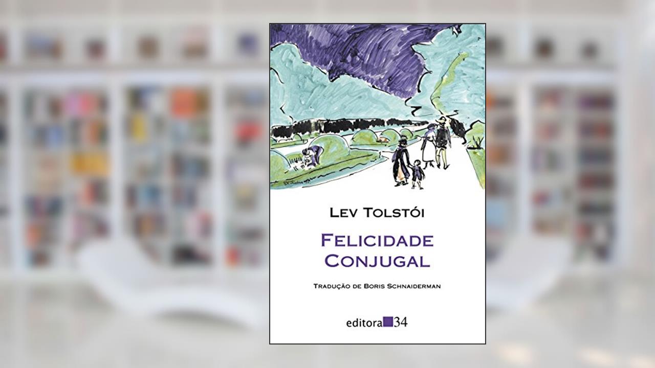 Capa de Felicidade conjugal, de Lev Tolstói