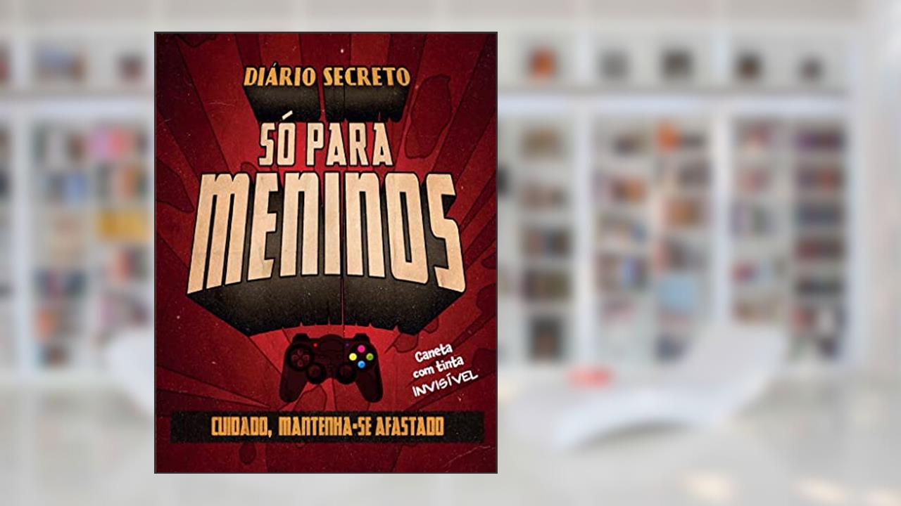 Capa de Diário Secreto - só Para Meninos Videogame: com Caneta Mágica, do autor Equipe Pae Editora