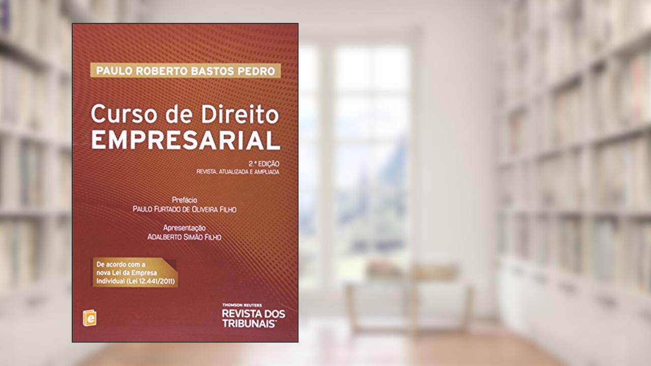 Capa de Curso de Direito Empresarial, do autor Paulo Roberto Bastos Pedro