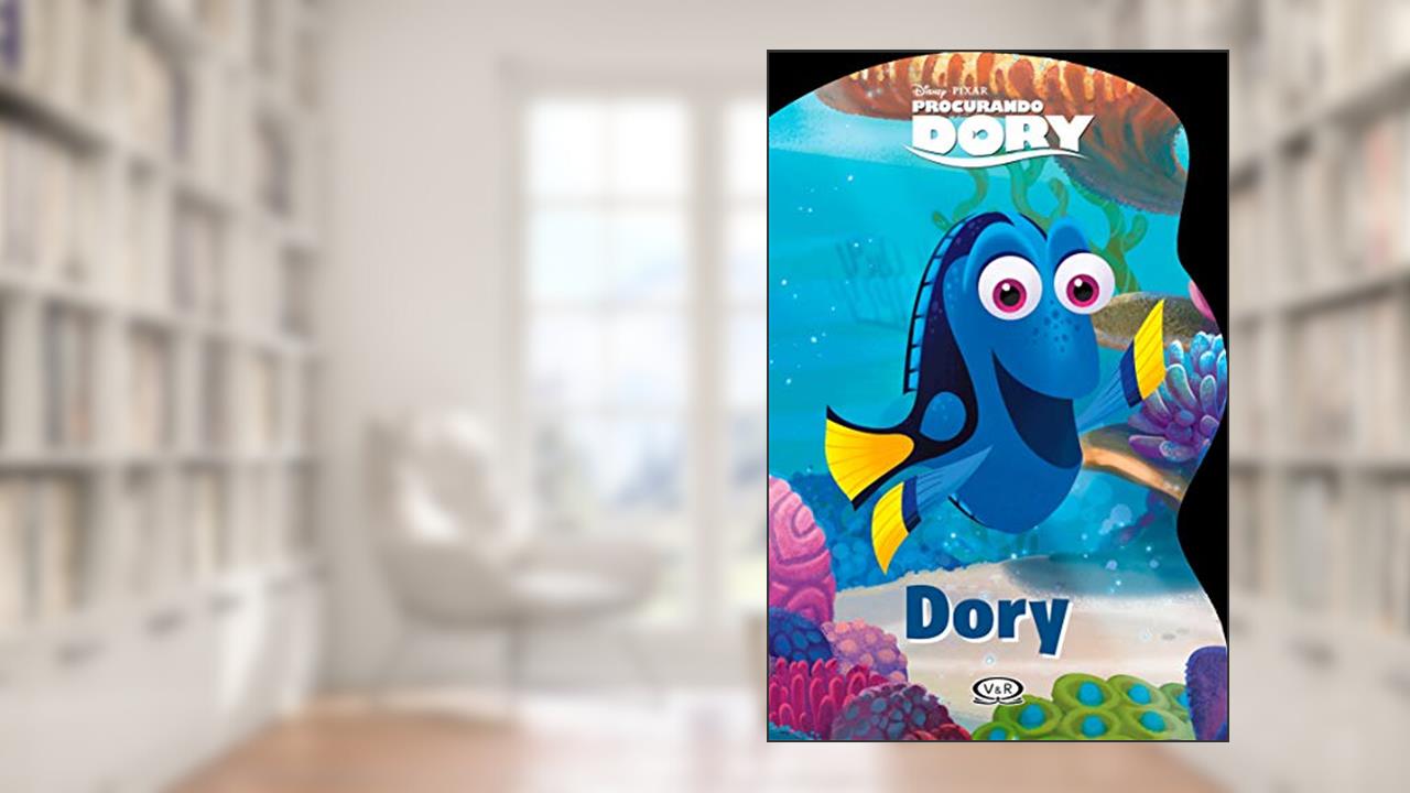 Capa de Dory: livro recortado, do autor Disney