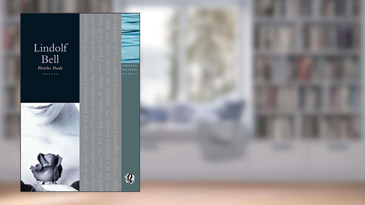 Capa de Melhores poemas Lindoff Bell, do autor Lindolf Bell