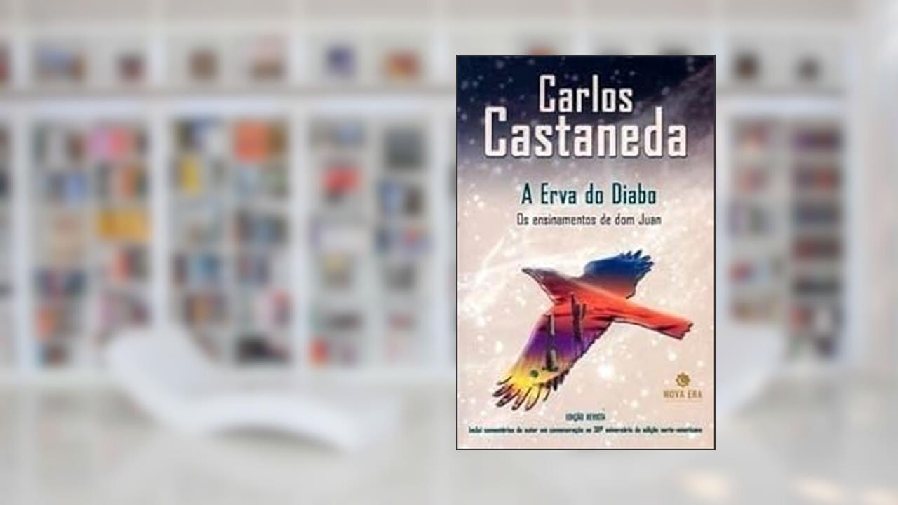 Capa de A Erva Do Diabo, do autor Carlos Castaneda