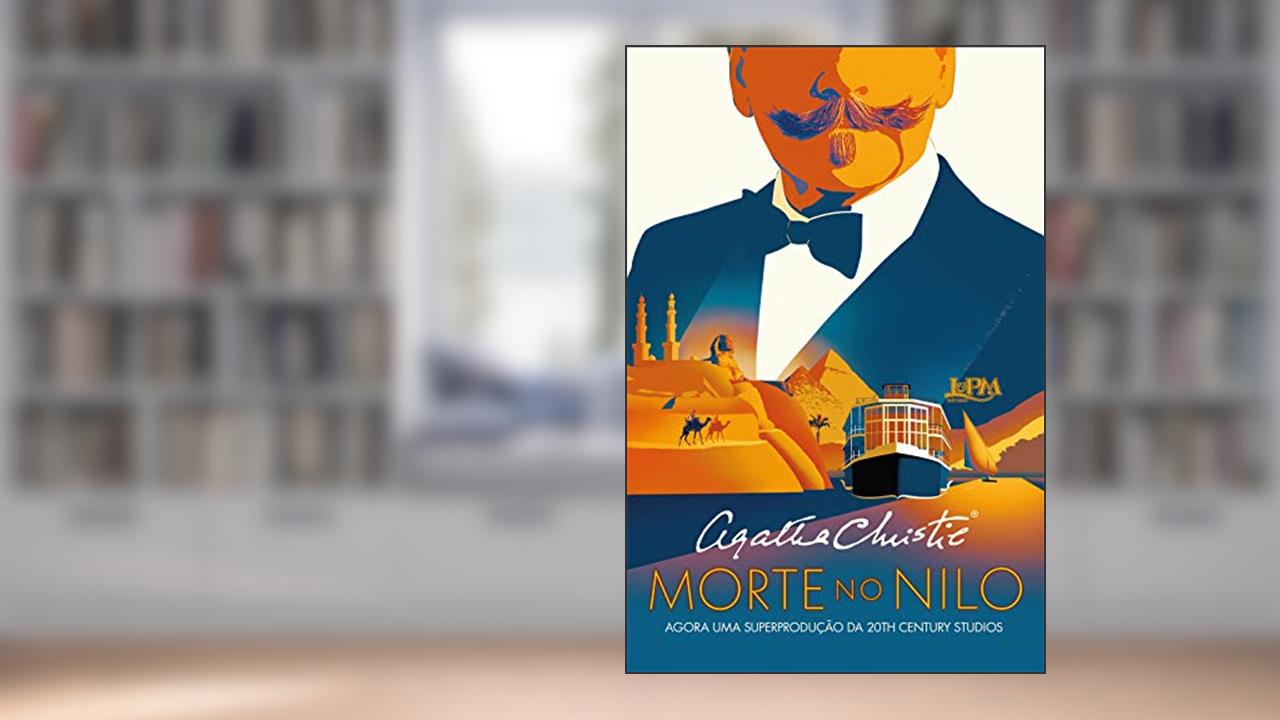 Capa de Morte no Nilo, do autor Agatha Christie