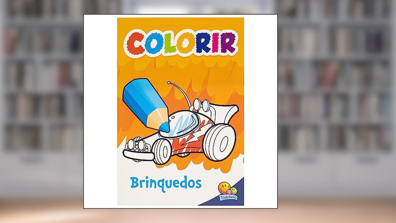 Capa de Colorir: Brinquedos, do autor VÁRIOS AUTORES