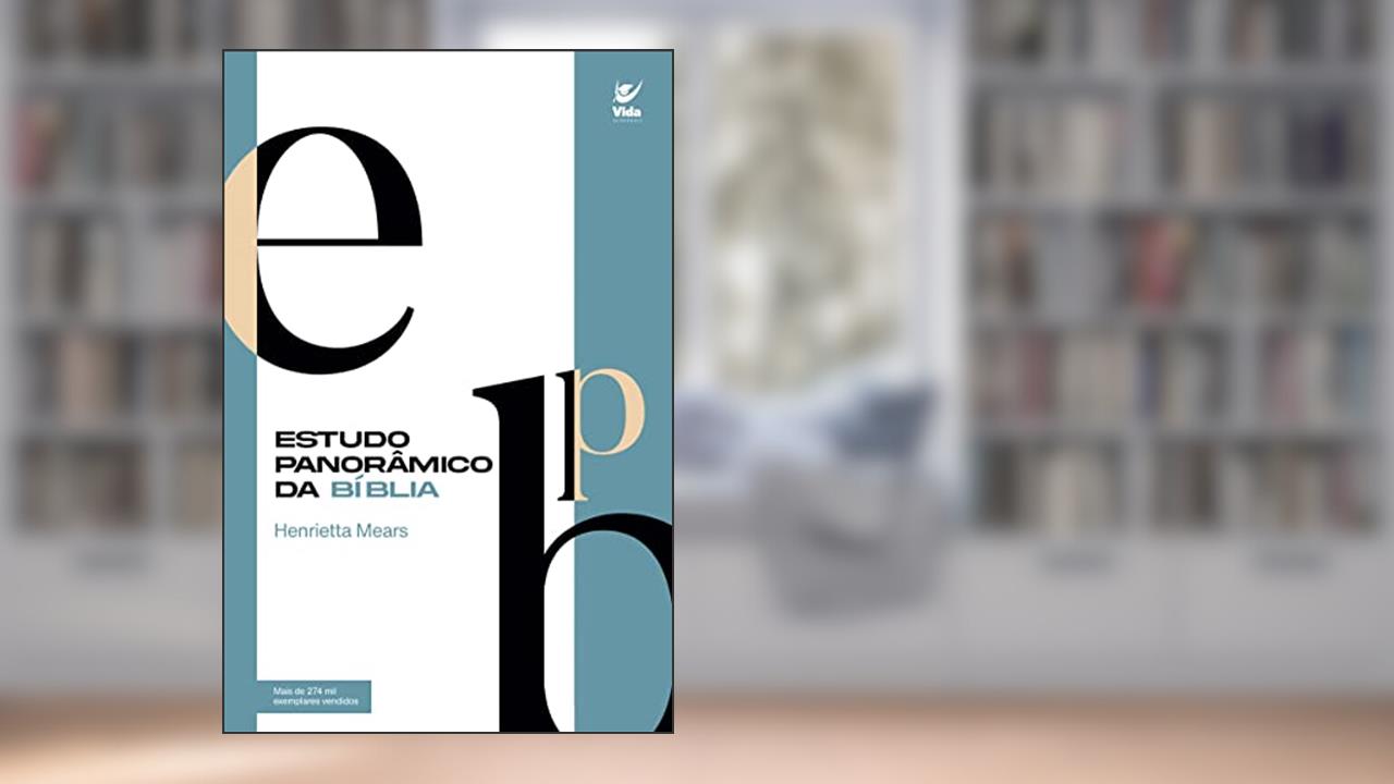 Capa de Estudo panorâmico da Bíblia, do autor Henrietta Mears