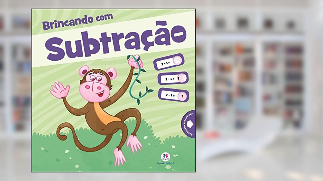 Capa de Brincando com subtração, do autor Ciranda Cultural