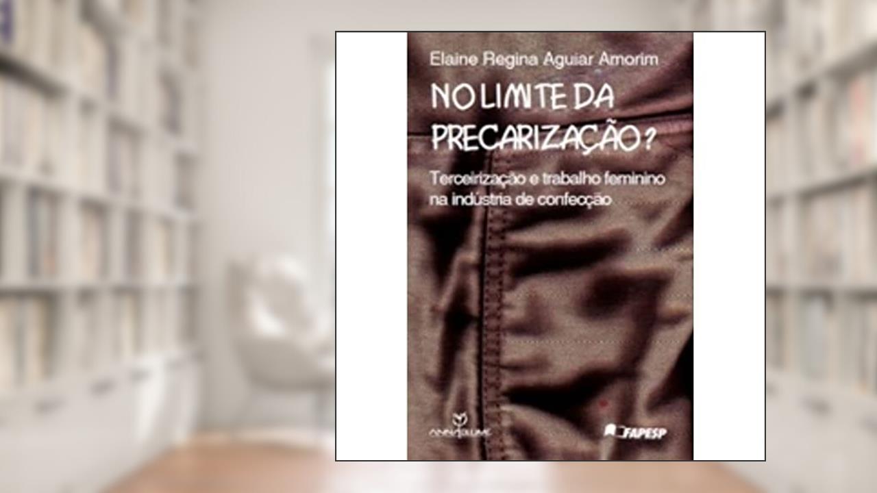 Capa de No Limite da Precarização? Terceirização e Trabalho Feminino na Indústria de Confecção, do autor Elaine Regina Aguiar Amorin