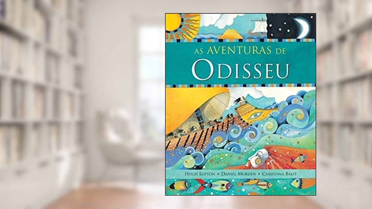 Capa de As aventuras de Odisseu, do autor Hugh Lupton