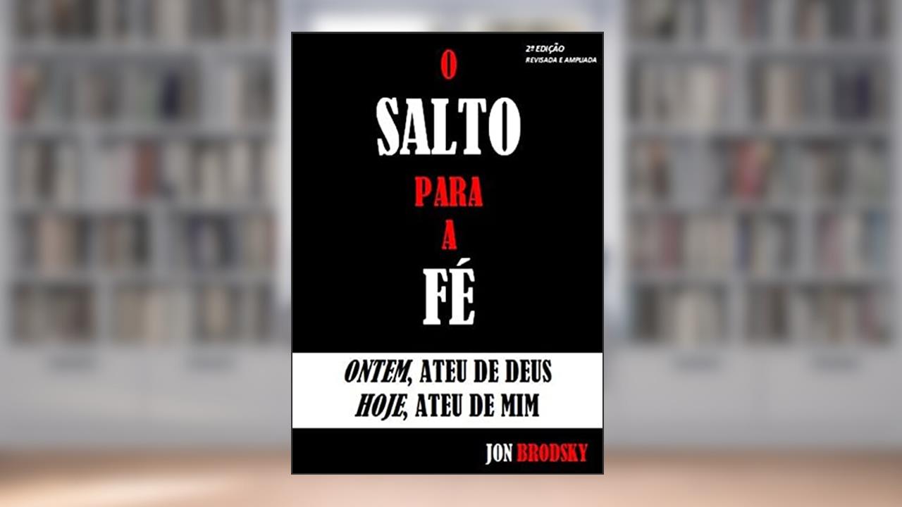 Capa de O Salto Para A Fé., do autor Jon Brodsky.