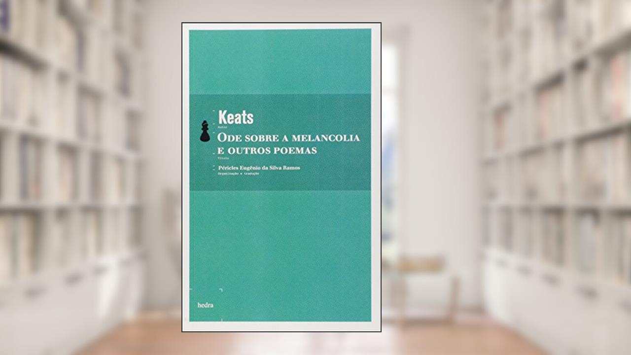 Capa de Ode sobre a melancolia e outros poemas, do autor John Keats