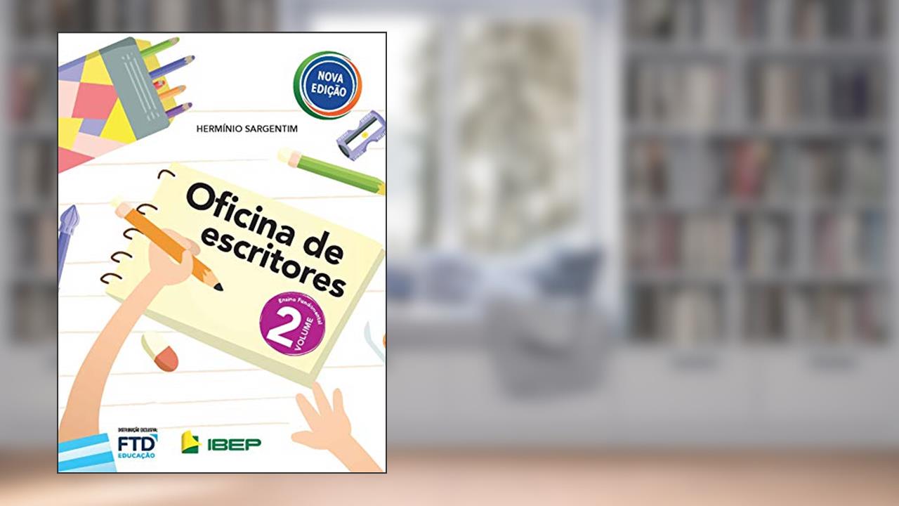 Capa de Oficina de escritores Vol 2: Ensino Fundamental, do autor Hermínio Sargentim