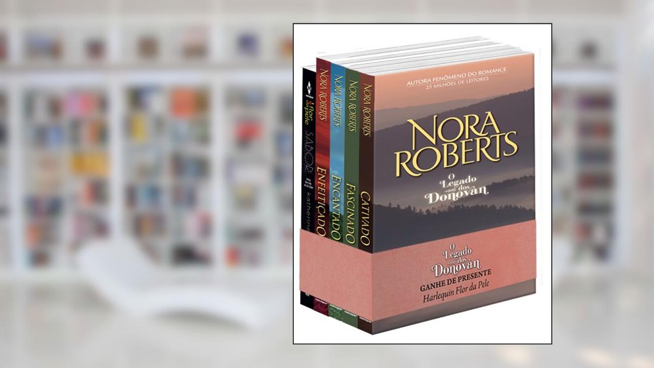Capa de Coleção o Legado dos Donovan, do autor Nora Roberts