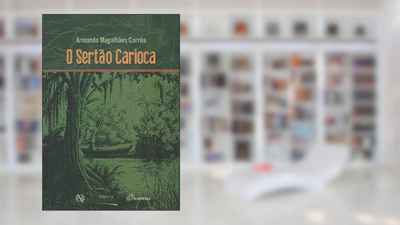 Capa de O Sertão Carioca, do autor Armando Magalhães Corrêa
