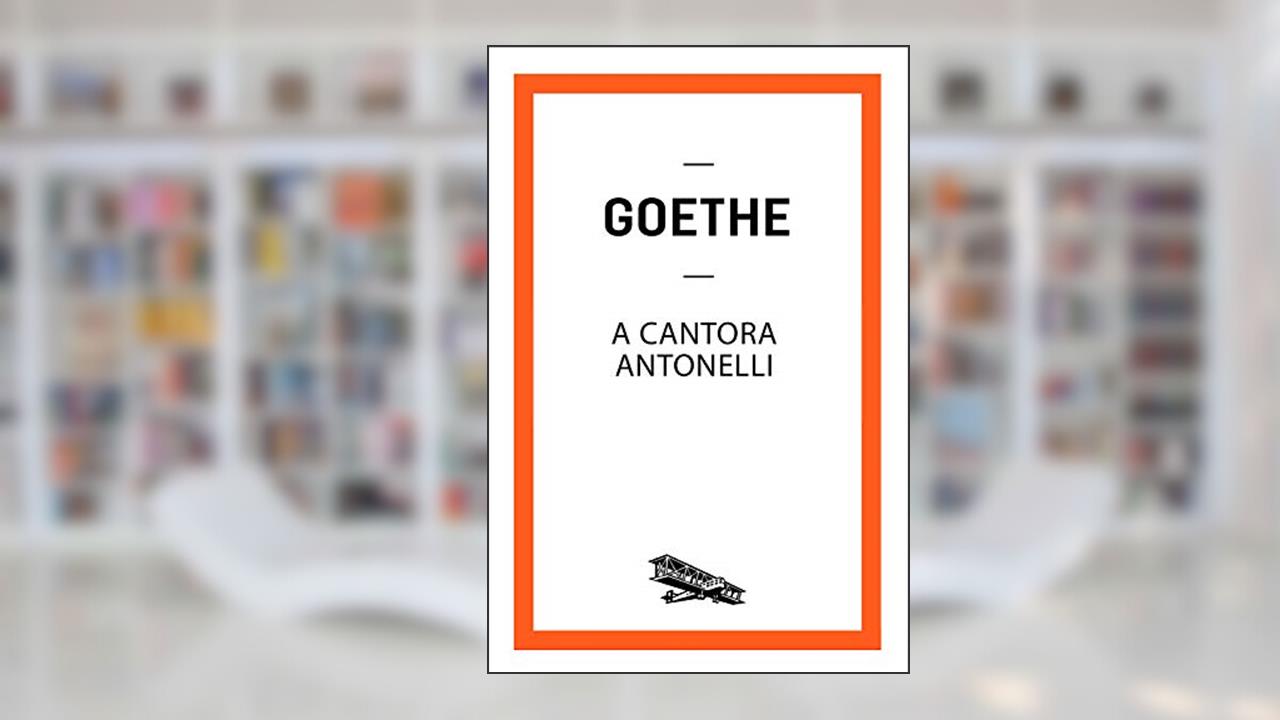Capa de A cantora Antonelli (Contém um Conto), do autor Johann Wolfgang von Goethe