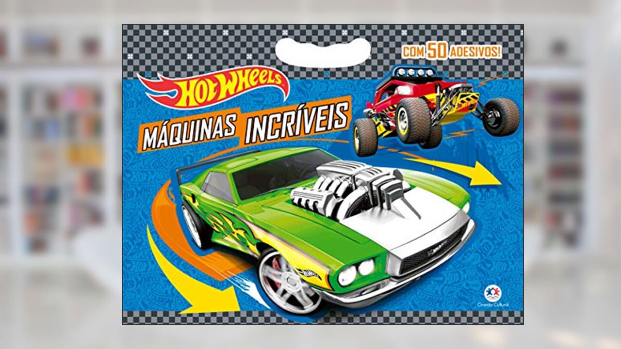 Capa de Ciranda Hot Wheels - Máquinas incríveis: Com 50 adesivos!, do autor Ciranda Ciranda Cultural
