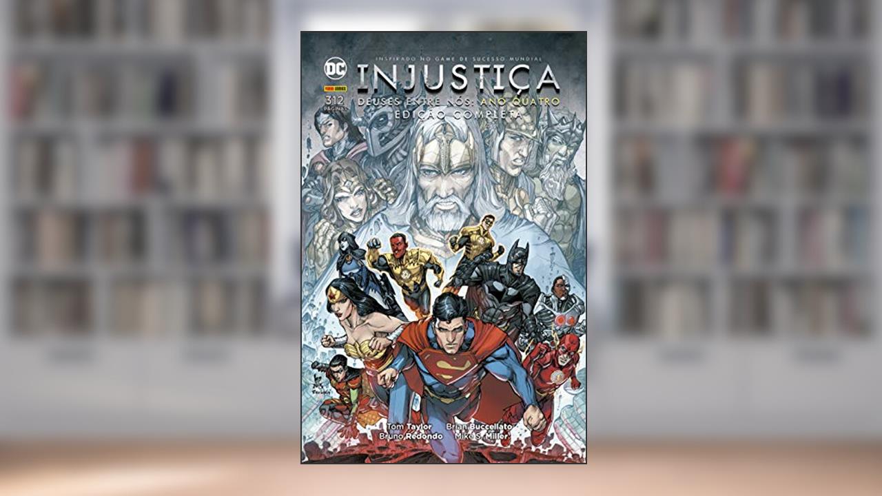 Capa de Injustiça: Deuses Entre Nós - ano Quatro, do autor Brian Buccellato