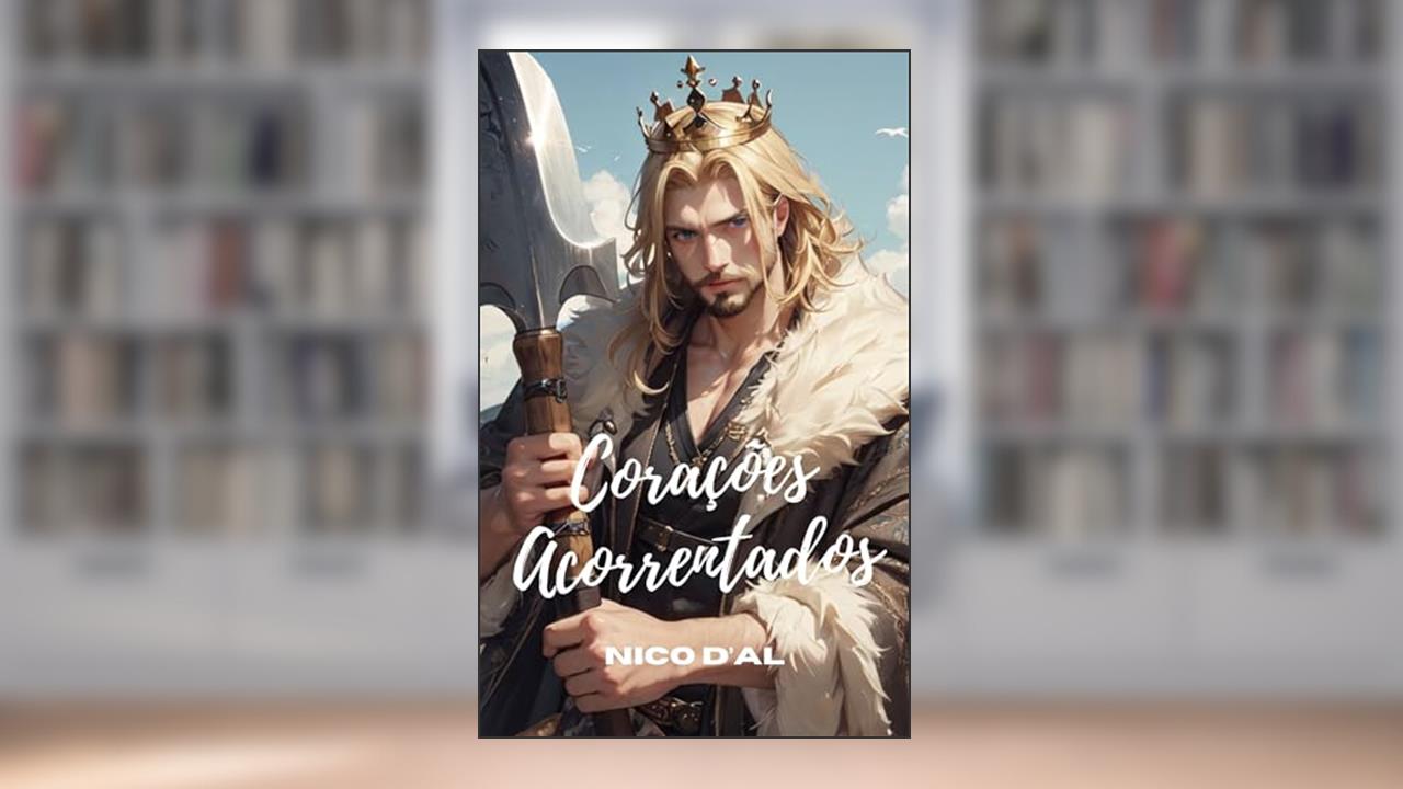 Capa de Corações Acorrentados, do autor Nico D'Al; Nina Gurgel