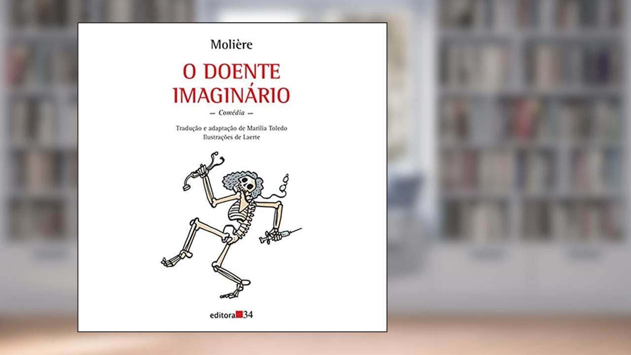 Capa de O doente imaginário, de Molière