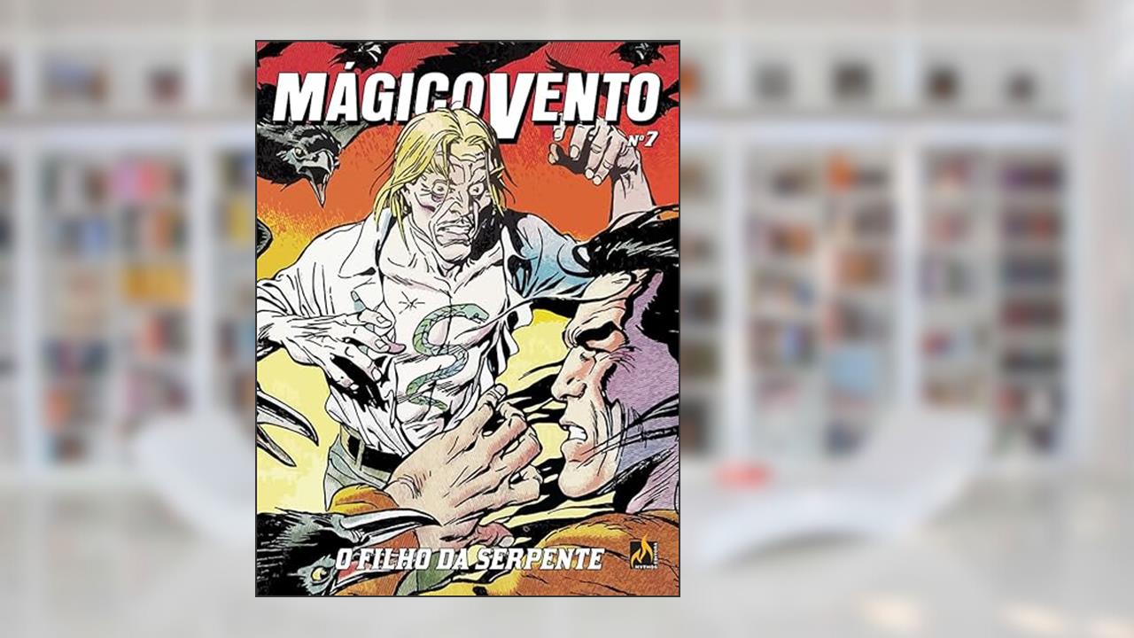 Capa de Mágico Vento volume 07: O filho da serpente, do autor Gianfranco Manfredi