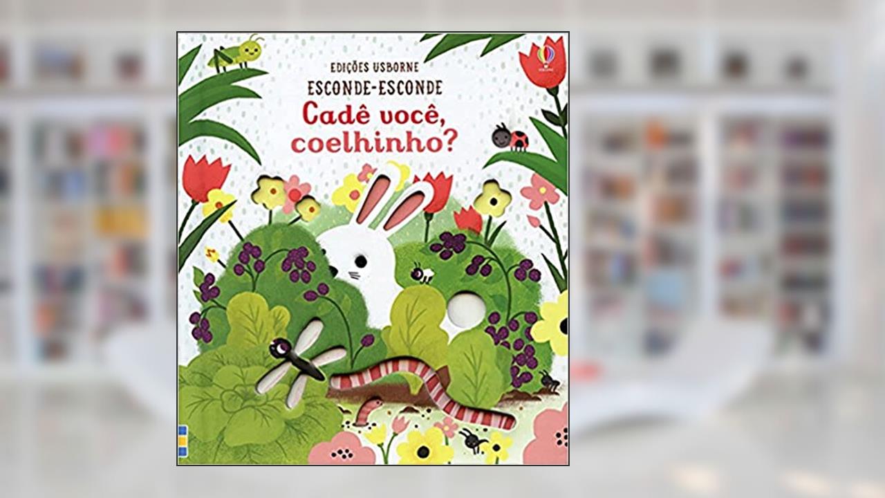 Capa de Cadê você coelhinho?: Esconde-esconde, do autor Sam Taplin