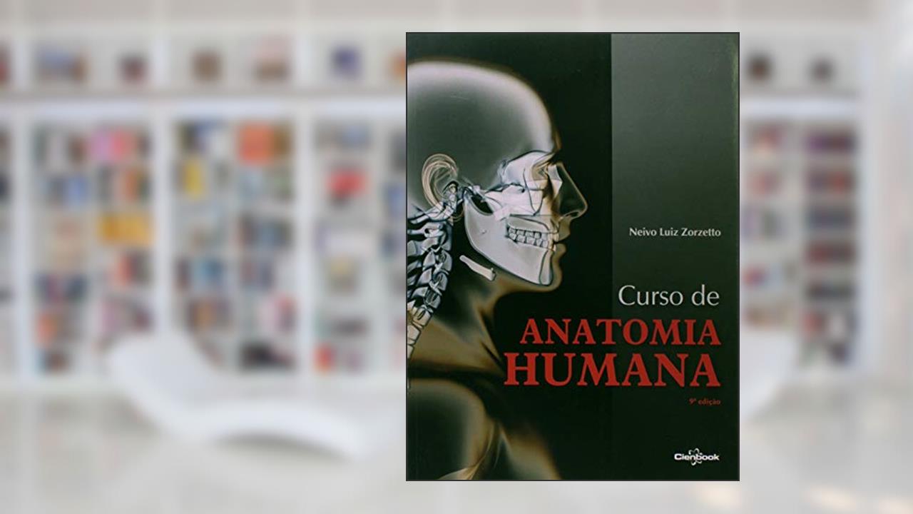 Capa de Curso de Anatomia Humana, do autor Neivo Luiz Zorzetto