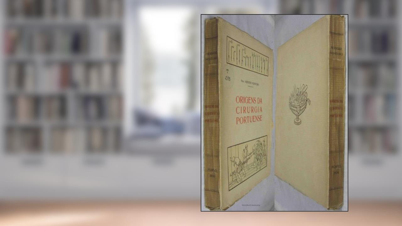 Capa de Origens da Cirurgia Portuense, do autor Hernani Monteiro