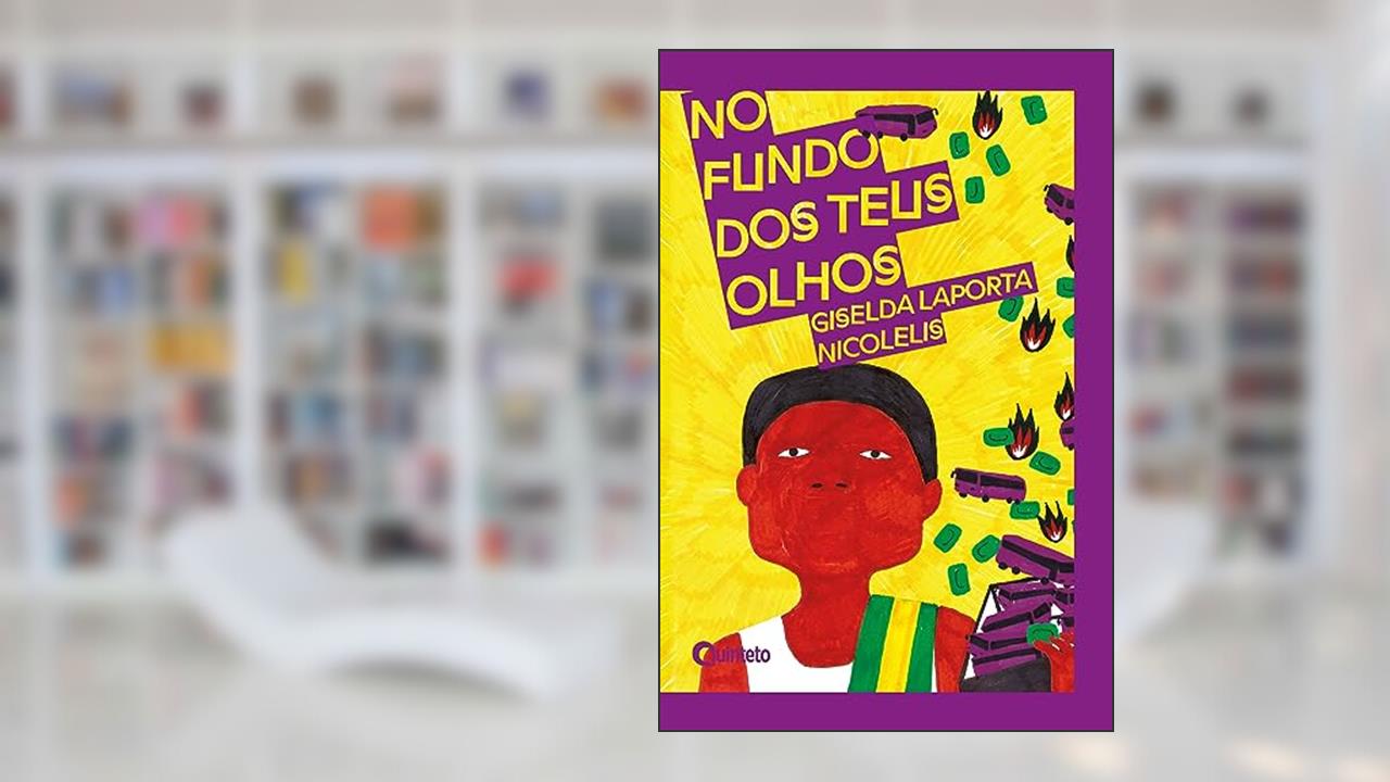 Capa de No Fundo dos Teus Olhos, do autor Giselda Laporta Nicolelis