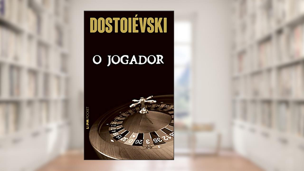 Capa de O Jogador, do autor Fiódor Dostoiévski