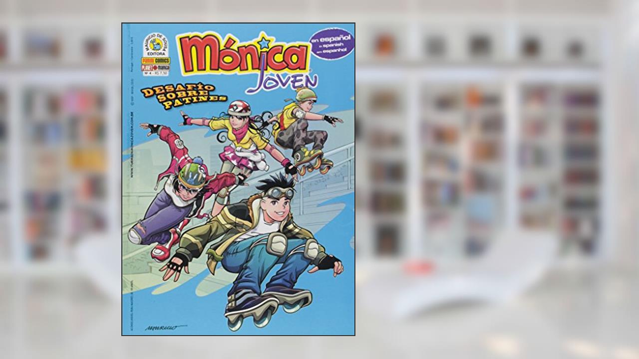 Capa de Mónica Joven Mangá - Volume 4, do autor Mauricio de Sousa
