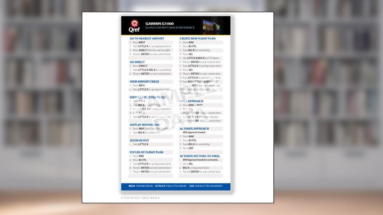 Capa de Garmin GNS 530/430 Series Qref Card Checklist (Qref Avionics Quick Reference), do autor Bridgette Doremire