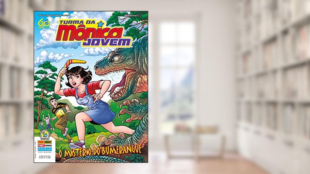 Capa de Turma da Mônica Jovem - 40: o Mistério do Bumerangue!, do autor Mauricio de Sousa