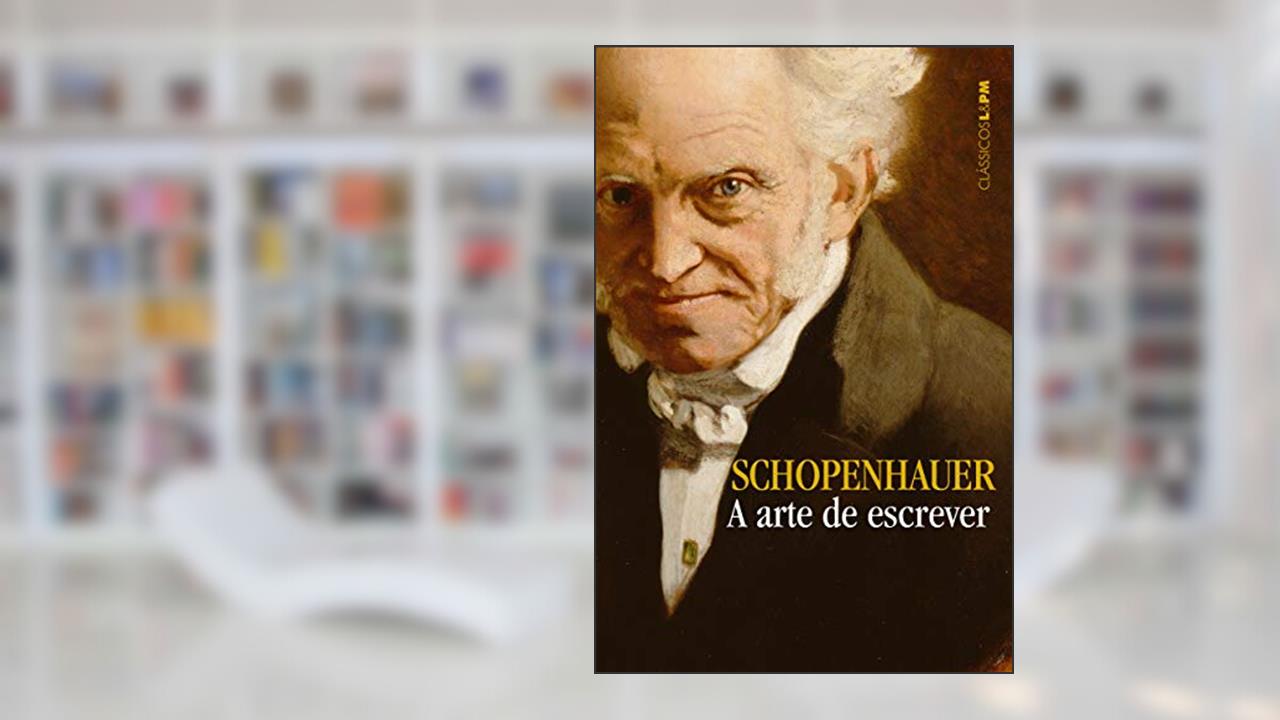Capa de A Arte de Escrever, do autor Arthur Schopenhauer