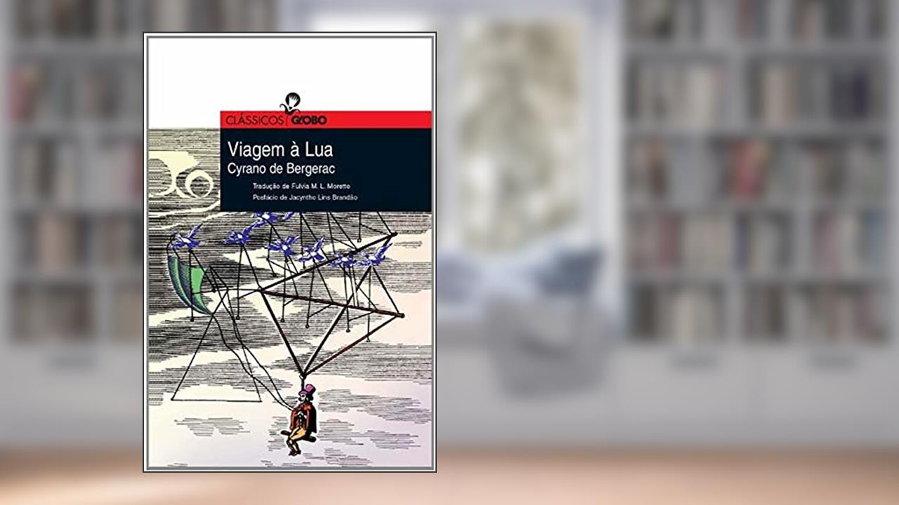 Capa de Viagem à Lua, do autor Cyrano de Bergerac