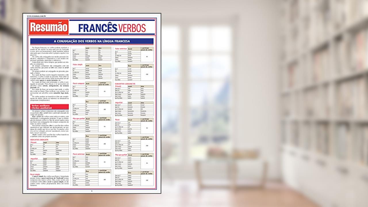 Capa de Francês - Verbos, do autor Liliane Arnet