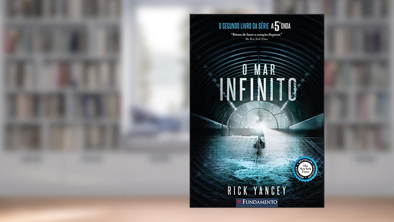 Capa de O Mar Infinito. A 5ª Onda 2 Usado, do autor Rick Yancey